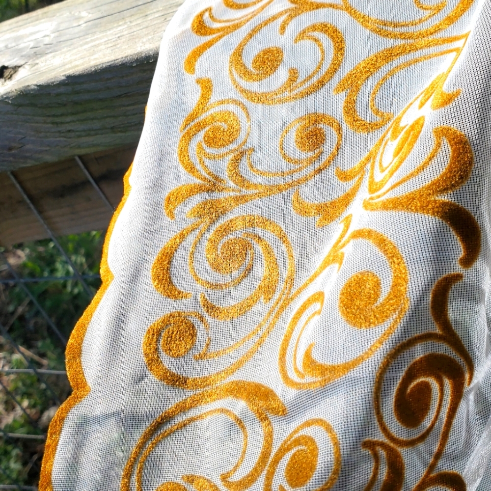 6 Vintage Authentic 1970s Curtains , pinch pleat,  90 x 24 inches each